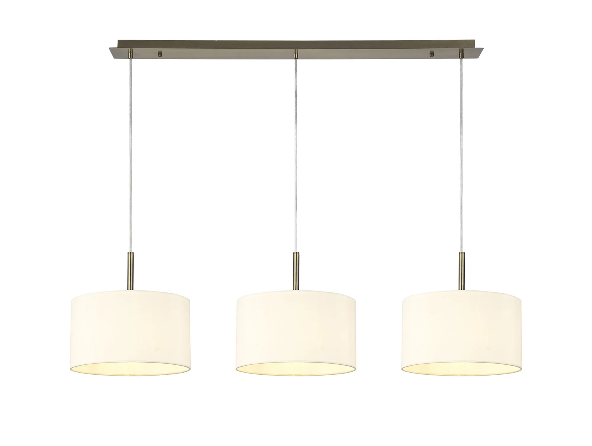 DK0569  Baymont 30cm Shade 3 Light Pendant